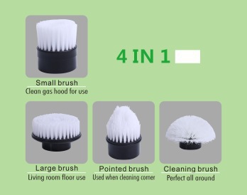 Cepillo de limpieza eléctrico transfronterizo multifuncional automático giratorio retráctil cepillo de baño cepillo de piso cepillo de limpieza fuerte