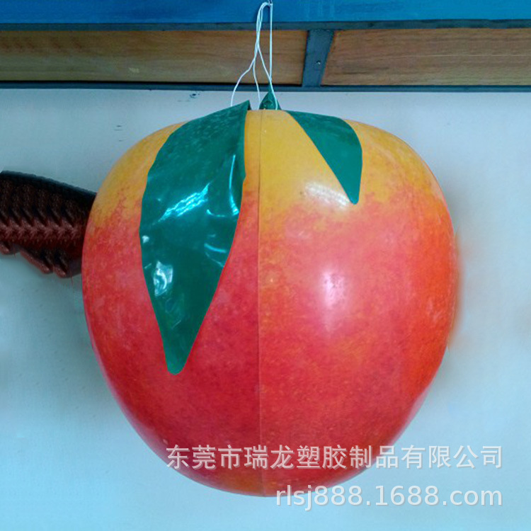 工厂现有模具充气苹果气模充气水果吹气仿真水果