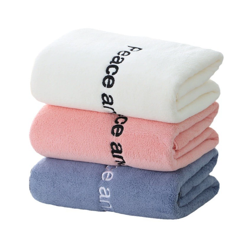 Очесранг коралловое полотенце, лента, подарок на день рождения, оптом