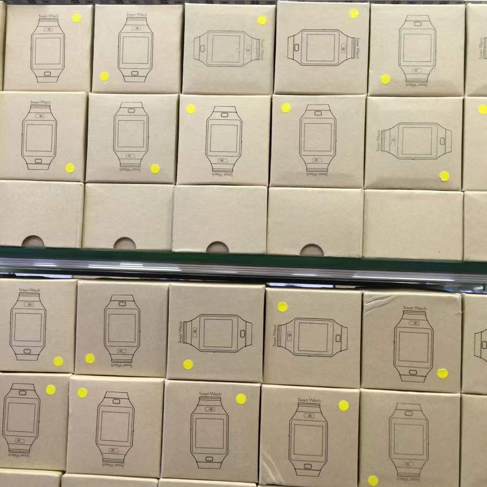 DZ09 reloj inteligente pulsera reloj teléfono bluetooth pantalla táctil foto fábrica en stock