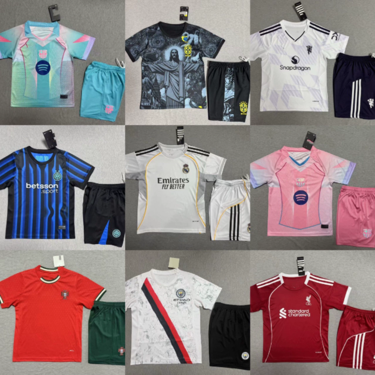 25-26 детская одежда Реал Мадрид Барселона Арсенал Германия Манчестер Юнайтед Челси Интер Майами Бавария Мюнхен Ливерпуль