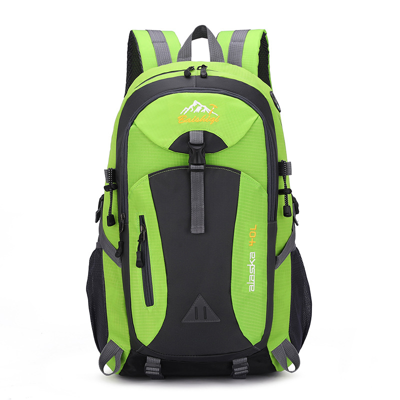 新しいアウトドア 40L 登山バッグ男性と女性のための大容量バックパック軽量スポーツバックパック男性のカジュアルトラベルバッグ