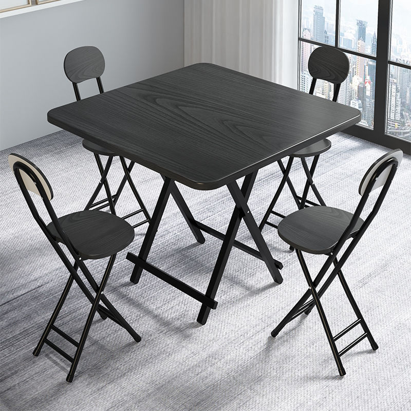 Mesa de comedor retráctil de casa de alquiler pequeña simple y portátil mesa de negociación doméstica multifuncional económica mesa plegable image 42