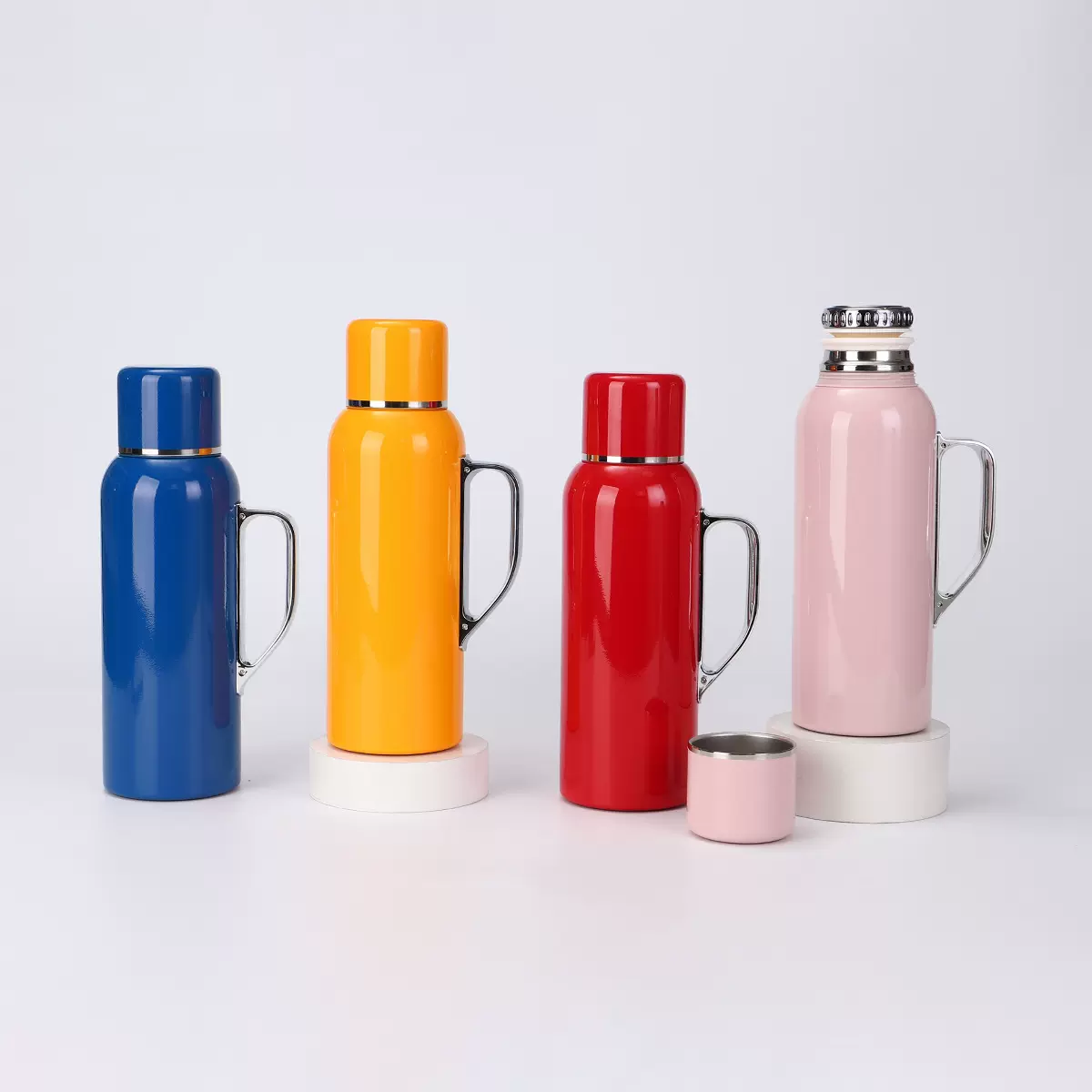 智能温显机械表焖茶杯大容量茶水分离保温焖茶壶高级带手柄泡茶壶