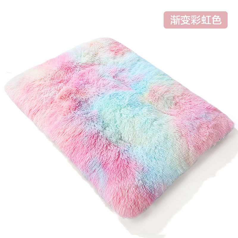 Almohadilla para mascotas Almohadilla para perros de felpa para dormir cálido en invierno Almohadilla para mascotas Cama para perros Cómoda caseta para gatos