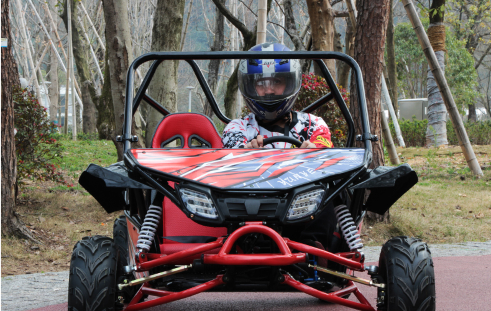 Parent-Child Two-Seater Go-Kart, Atv, Four-Wheel Off-Road Motorcycle, All-Terrain Vehicle, Electric Two-Seater Venue Rental
