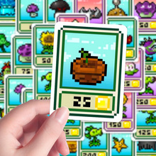 96张像素植物大战僵尸卡片贴纸经典小游戏卡通周边手机壳iPad贴画