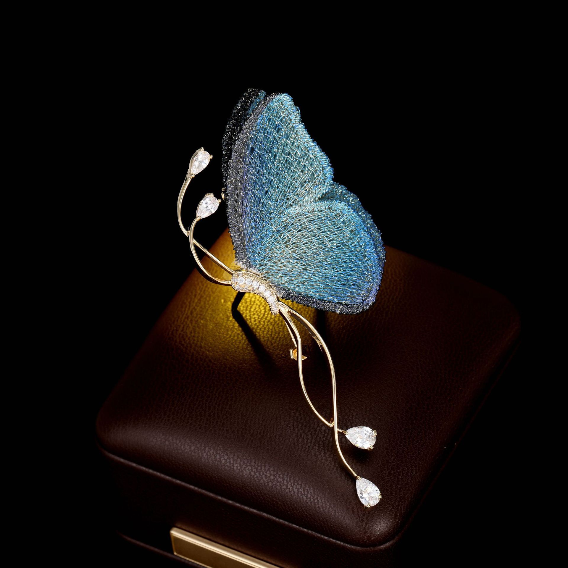 Elegante Bestickte Schmetterling Brosche Für Damen Accessoire_voghion.com