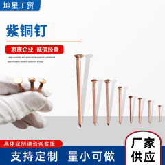紫銅のフェルトの釘は山東で卸売りして銅の釘を注文します。
