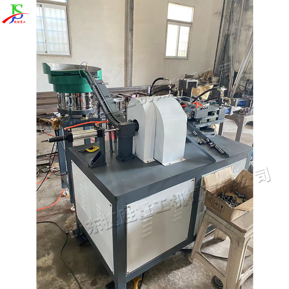 Máquina de empuje de borde de tubería redonda de alimentación automática Máquina de crimpado de borde de tubería de acero hidráulica automática Máquina de crimpado de extrusión de tubería metálica