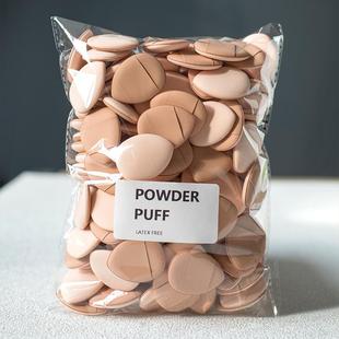15/30/60/100 mini triangle finger soft powder puff becomes wet and dry makeup tools