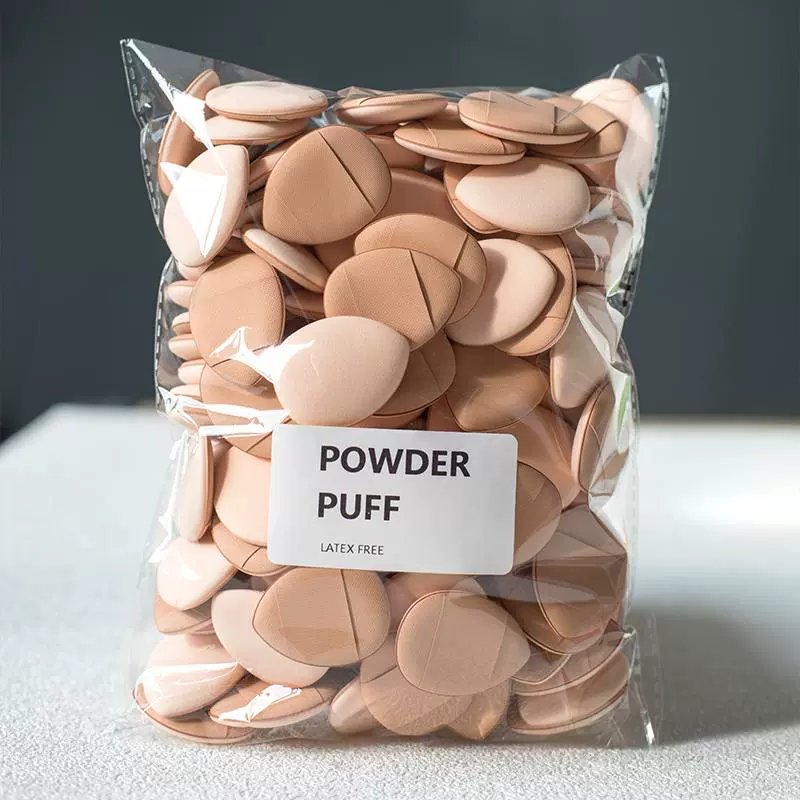 15/30/60/100 мини-треугольник палец мягкая пуховая вода становится большой сухой и влажный инструмент для макияжа