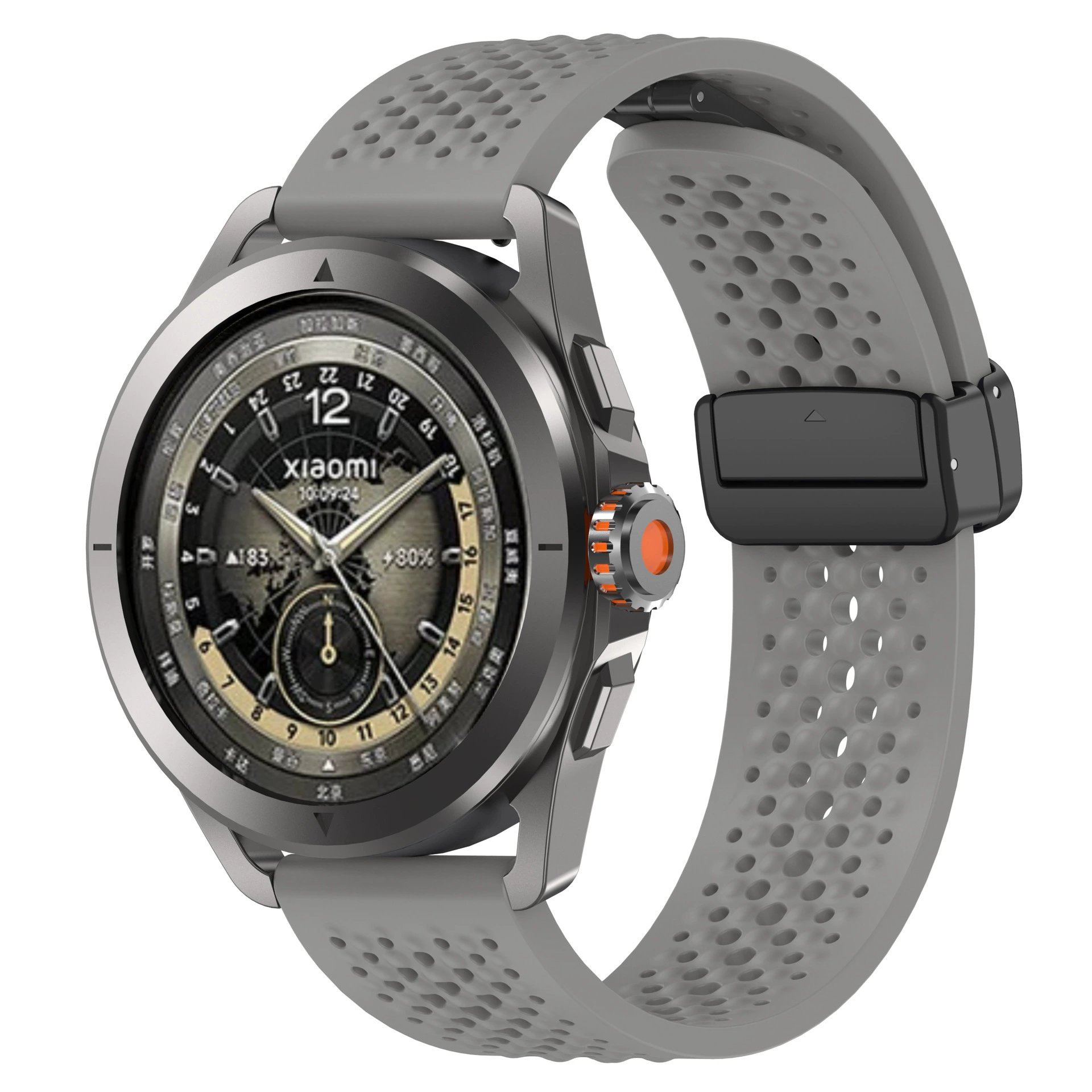 Подходит для Xiaomi Watchs4Sport, ремешок из силикона для часов S2 Watchs3 с складной застежкой, S1Pro, Huami GTR4
