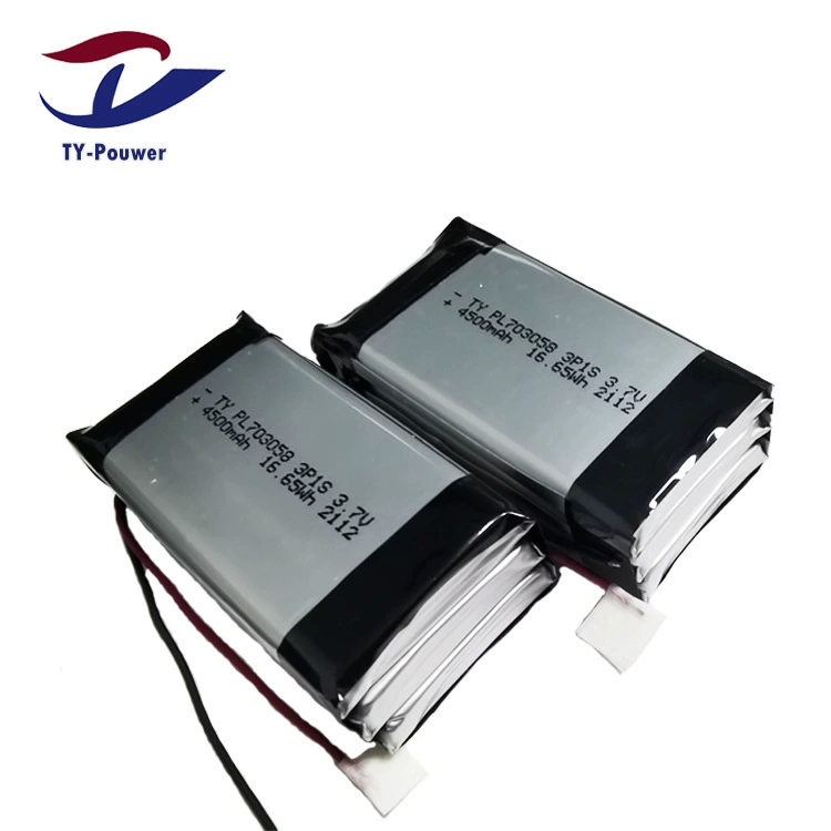 Заводская прямые продажи PL703058 полимерная литиевая батарея 3.7V проектор специальная 4500mAh полимерная батарея