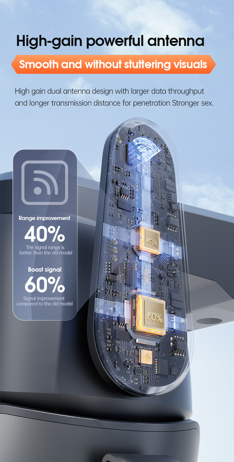 3D Positioning Mobile Phone Gun Ball WiFi Surveillance Camera Dual Screen Outdoor Waterproof Full Color Night Vision_voghion.com