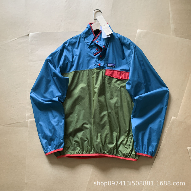 クロスボーダー Patag アウトドア アメリカン 春夏新作 ステッチ コントラストカラー 軽量 プルオーバー 日焼け止め服 男女兼用|undefined