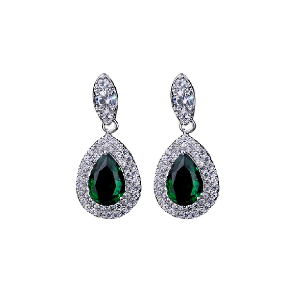 Green Diamond-earrings