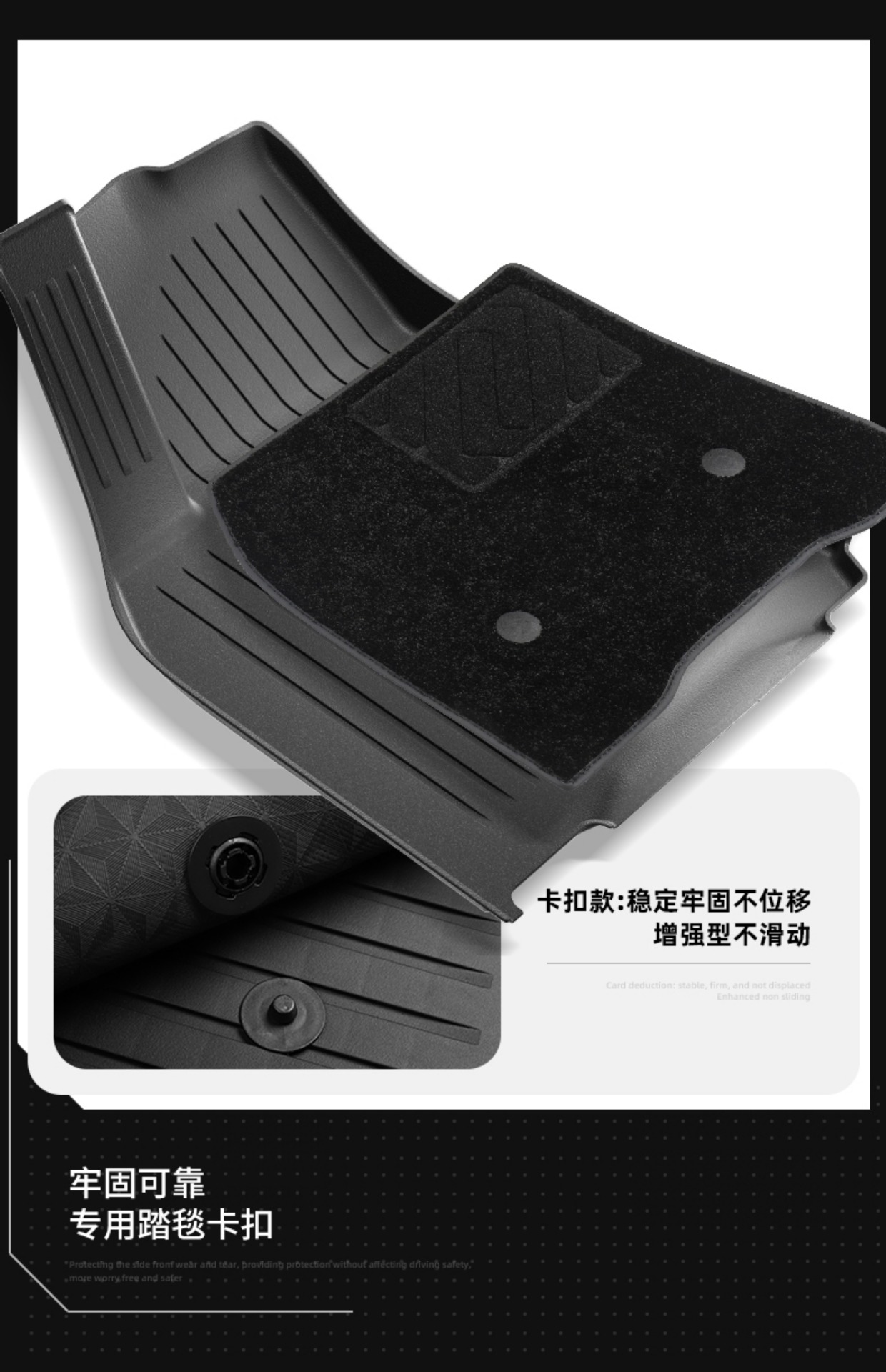 Suitable for Tesla Model Y3 Updated Version Trunk Mat Tpe Front and Rear Trunk Mat Foot Mat Modification Accessories