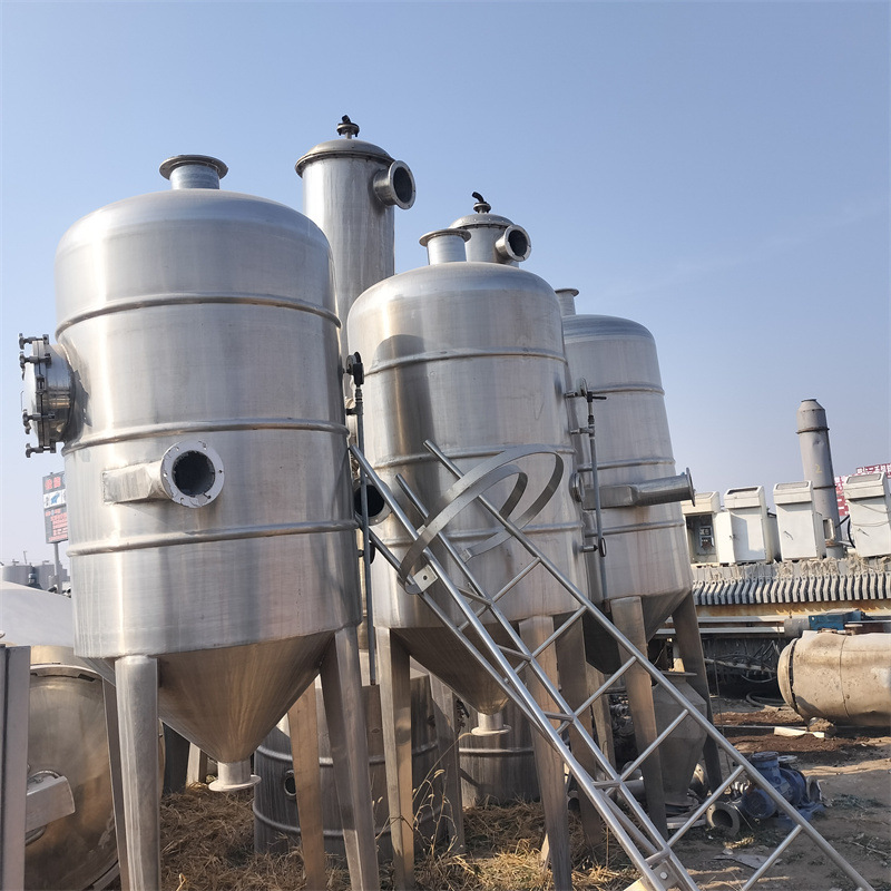 销售二手不锈钢蒸发器  真空浓缩蒸发设备  不锈钢化工蒸发装置