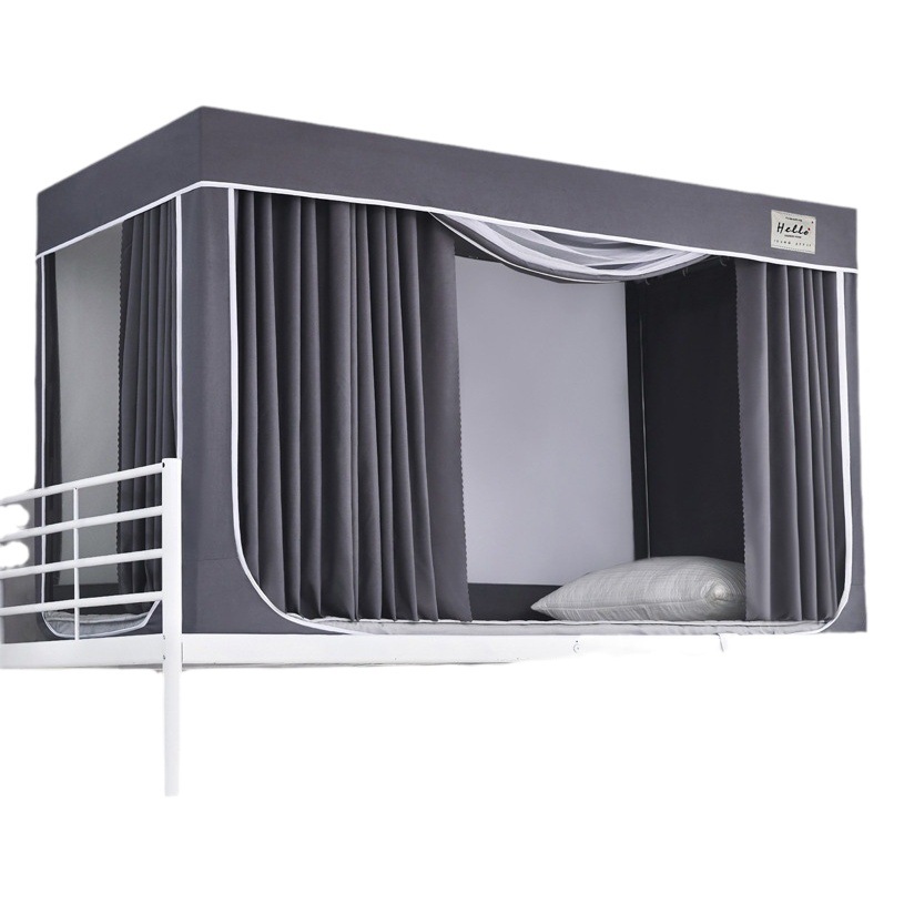 2022 nuevo B22 cifrado a prueba de polvo estudiante mosquitera color sólido 90cm soporte Acero inoxidable pintura gris