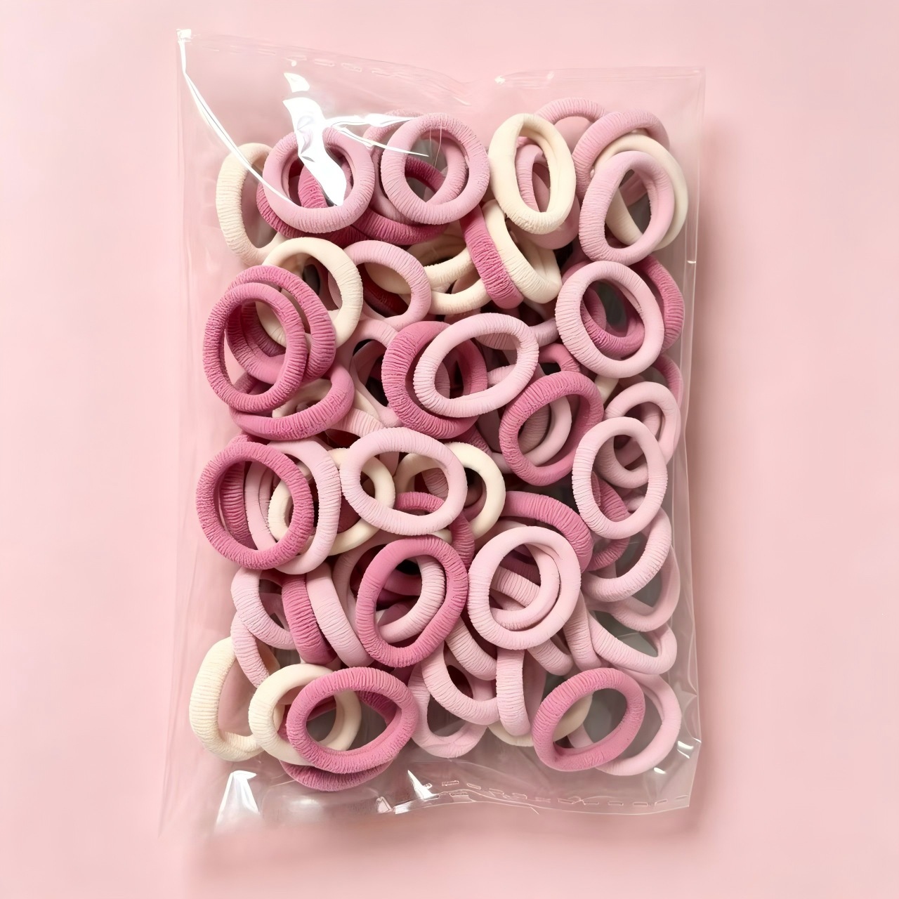Cabeza de bebés de cabello de color caramelo anillo de cabello de goma de alta elasticidad cabello de mujer no lesionar cabello de cabello tocado de niña