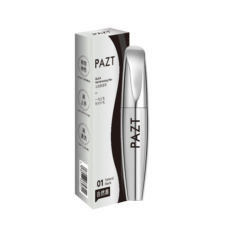PAZT 12ml pluma de cabello rápida desechable cinta de relleno de color peine de peine temporal cubierta cabello blanco no decoloración fabricantes al por mayor