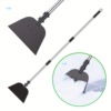 Heavy Duty Adjustable Garden Shovel with Ice Scraper园艺工具|ms