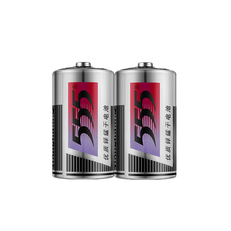 555 High-Quality Zinc-Manganese Dry Battery No. 1 Large R20S Size D 1.5V Gas Stove Water Heater Radio