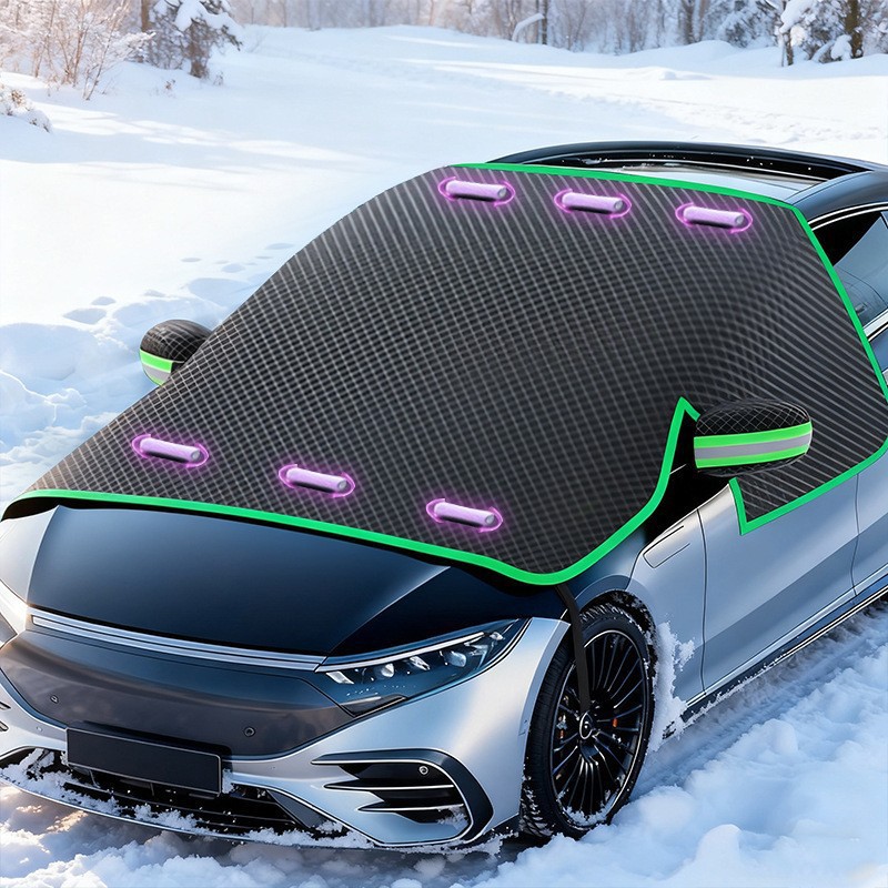 invierno engrosar imán anticongelante anticongelante cubierta de nieve para automóviles protección solar solar frente solar calentamiento