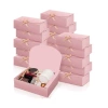 Fuchsia gift box, golden hair band