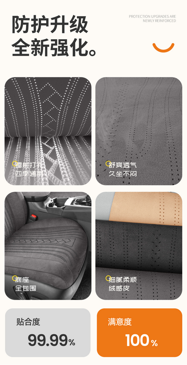 2026 New Model Toyota Rav4 Special Car Seat Covers, Four-Season Full Surround Suede Seat Cushions, Rav4 Seat Covers