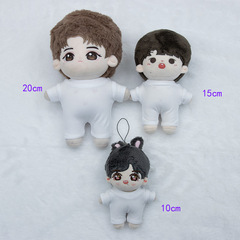 10cm 20cm baby onesie, versatile cotton doll pajamas, 15cm plush doll clothing, clothing for toys and figurines