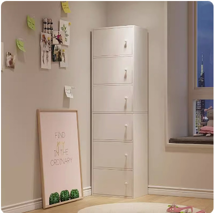 Pecho de cajones hogar dormitorio cajón de almacenamiento pequeño Gabinete simple estrecho alto vertical gabinete de pared de la sala de estar armario de almacenamiento image 3