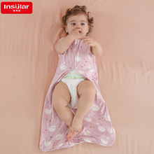 四季款春夏薄款儿童背心睡衣防惊跳宝宝防踢被婴儿睡袋（0-18个月