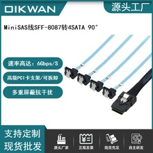 MiniSAS SFF-8087�D4SATA 90��12Gbps������RAID��п�Ӳ�P������