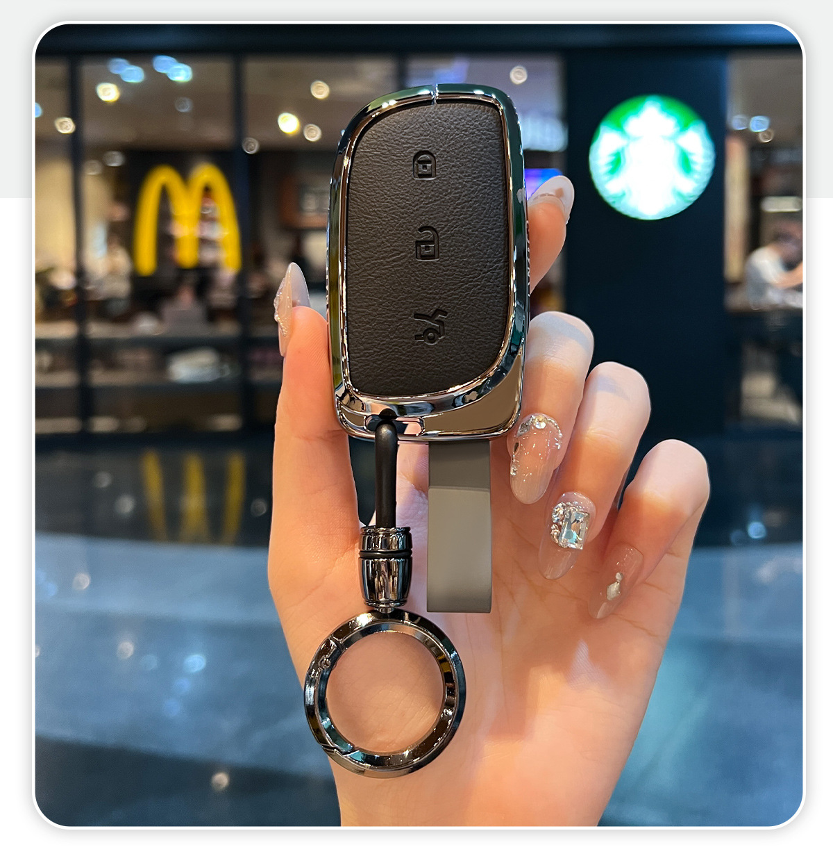 Suitable for Lynk&Co 10 Key Cover 900/Z10 Card Z20 European Version Lynk&Co Car Model Nfc Car Buckle Shell