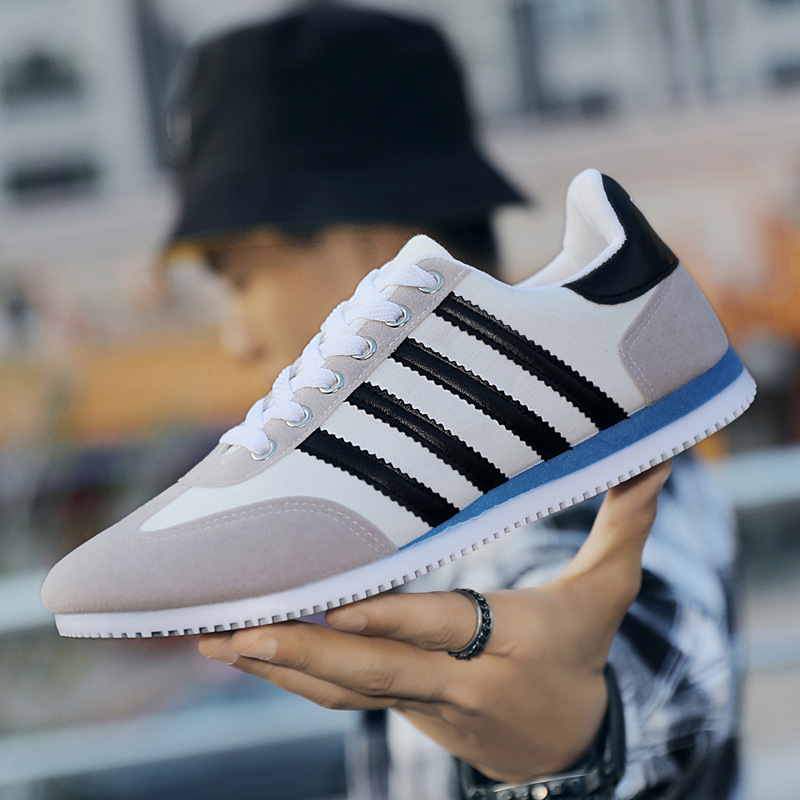 Zapatos de hombre 2024 primavera nuevos zapatos para correr zapatos casuales de encaje delantero zapatos de moda de los hombres coreanos