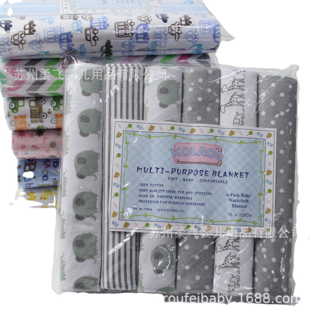 Детское хлопковое Фланелевое Хлопковое одеяло KOLACO, детское одеяло, Пеленальное флисовое полотенце с запахом