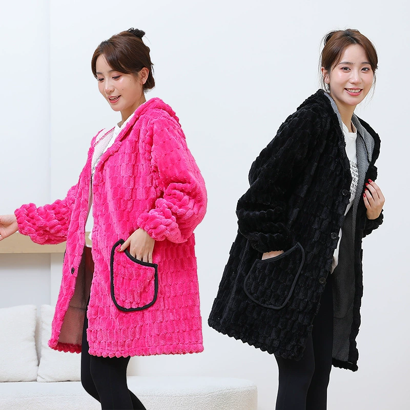 Золотая черепаха бархатная куртка зимой носить пуховик новый фартук плюшевый толстый кухонный взрослый женский комбинезон