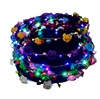 Lighting flower ring colorful vine headwear LED light concert head hoop Children's ground stalls night market light -emitting toys wholesale