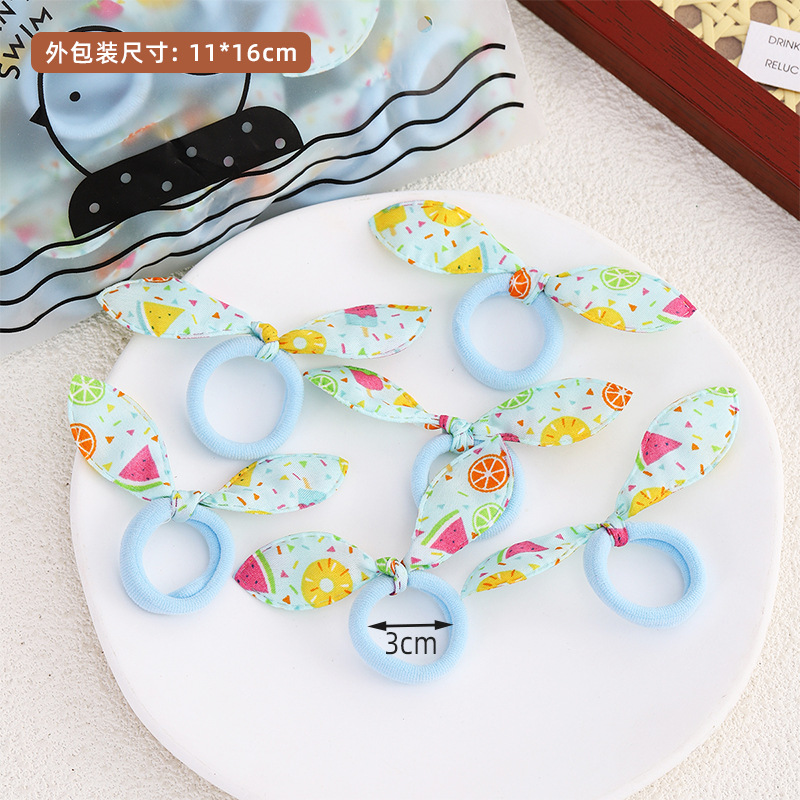 [blue orange rabbit ears] 1 piece