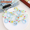 [blue orange rabbit ears] 1 piece