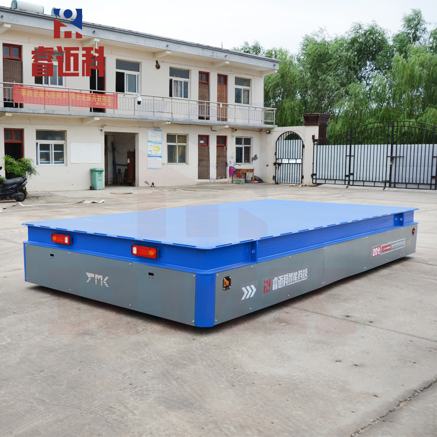 20吨镀锌卷搬运无轨蓄电池供电平车 装配工位移动平台 检修运输车