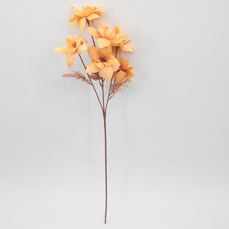 Flor Artificial Xiyan decoración de la boda fila piso de flores de seda Camelia plomo camino de la boda accesorios de fotografía vestido de flores falsas al por mayor