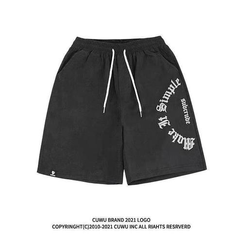 Men's  Summer Streetwear Casual Short Shorts High-Street Sporty Loose 5-inch Trendy Fashionable Versatile