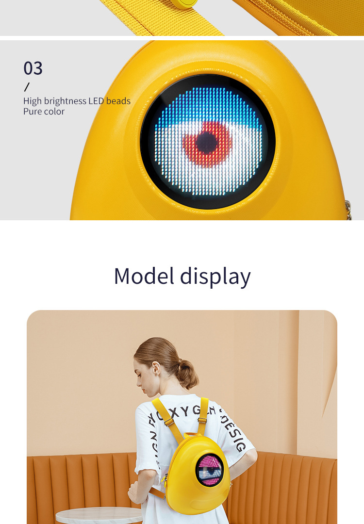 骆羿大眼睛背包英文中性详情LOYEYES_07