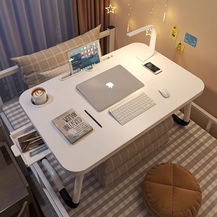 Small Table on the Bed, Bay Window, Foldable Table, Dormitory Laptop Table, Home Children's Study Table, Student Desk