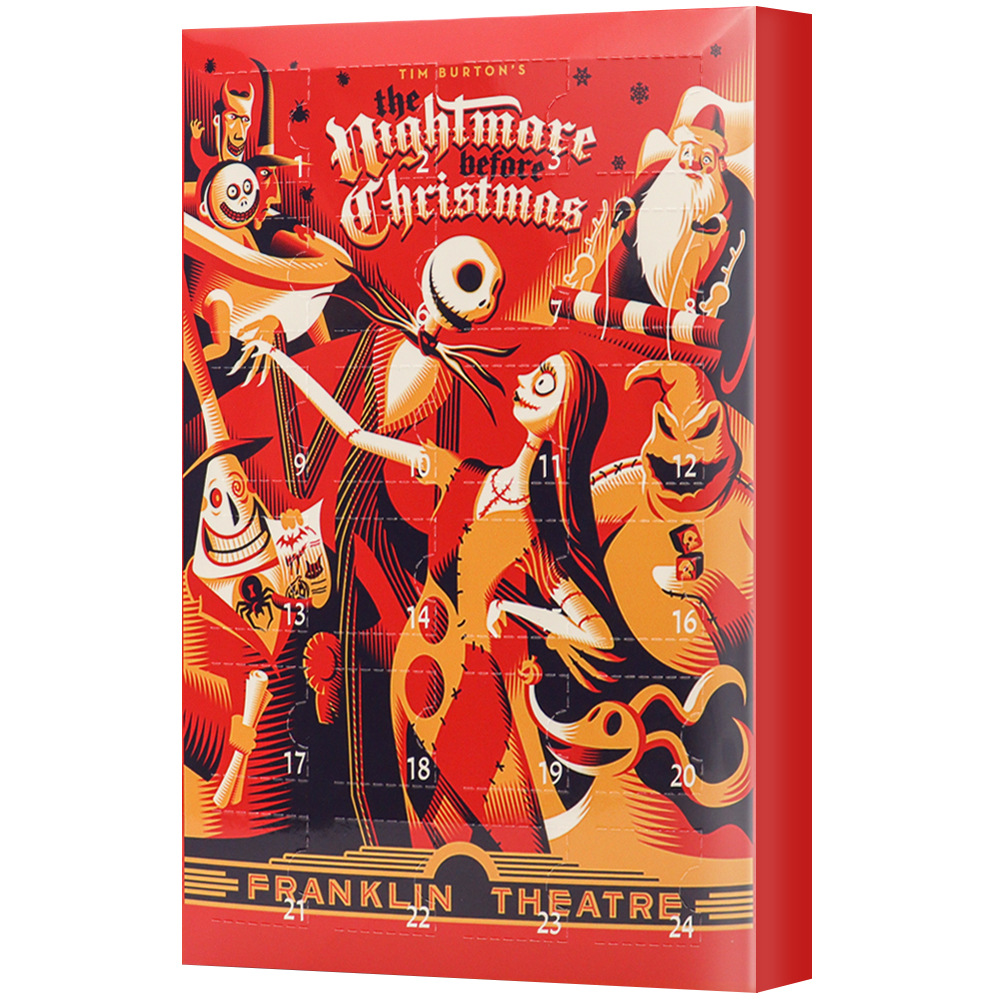 Calendario de Adviento Popular Calendario de Adviento de Muñecas de Halloween Caja Sorpresa 24 Regalos Caja Sorpresa de Cuenta Regresiva de Navidad