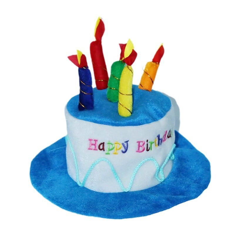 Pastel de cumpleaños rendimiento tapa del partido suministros de Mascarada fiesta de cumpleaños para adultos sombrero de cumpleaños