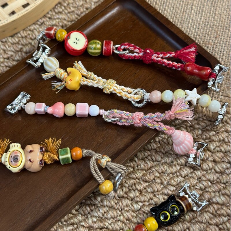 Suitable for Iwatch10 Strap S9 New Chinese Style S10 Apple Watch S8 Ceramic Woven Applewatchs7 Generation